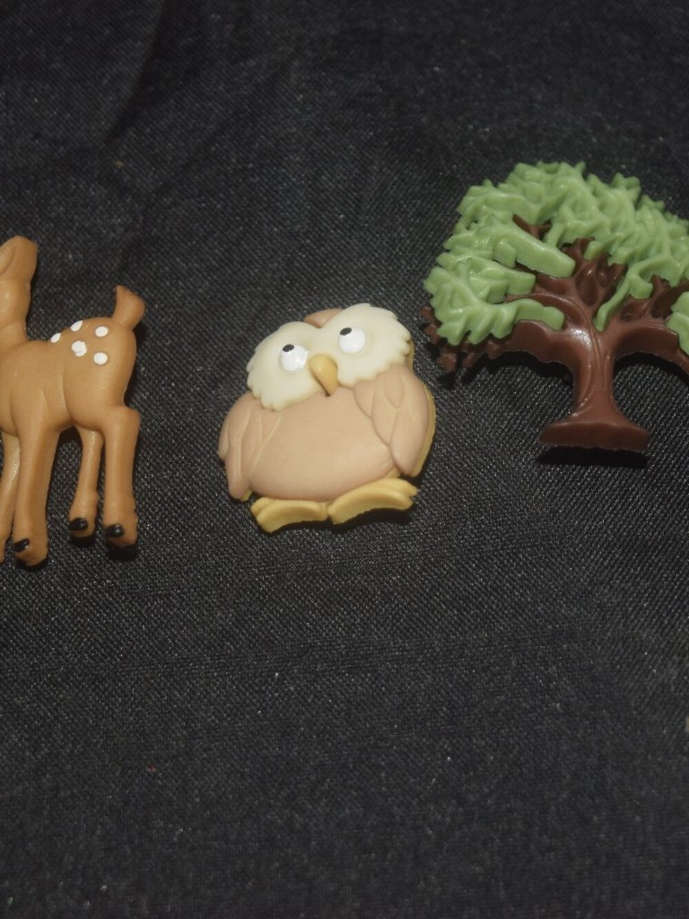 Dress It Up Forest Babies Woodland Craft Buttons Set Squirrel Owl Deer